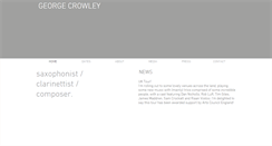 Desktop Screenshot of georgecrowleymusic.com